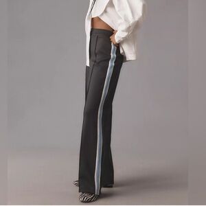 NWT Women’s Anthropology Mauve Wide Leg Track Pants | Size Large Brand New